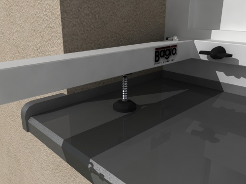 SUŠÁK rovný na plastové okno bez vrtání