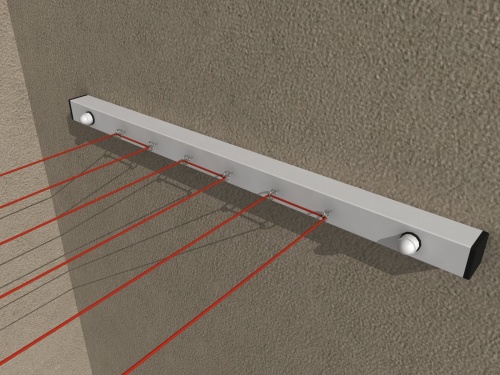 BALKÓNOVÝ (LODŽIOVÝ) SUŠIČ S HÁČKY