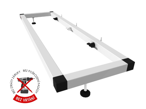 DRŽÁK KVĚTINOVÉHO TRUHLÍKU na okno bez vrtání